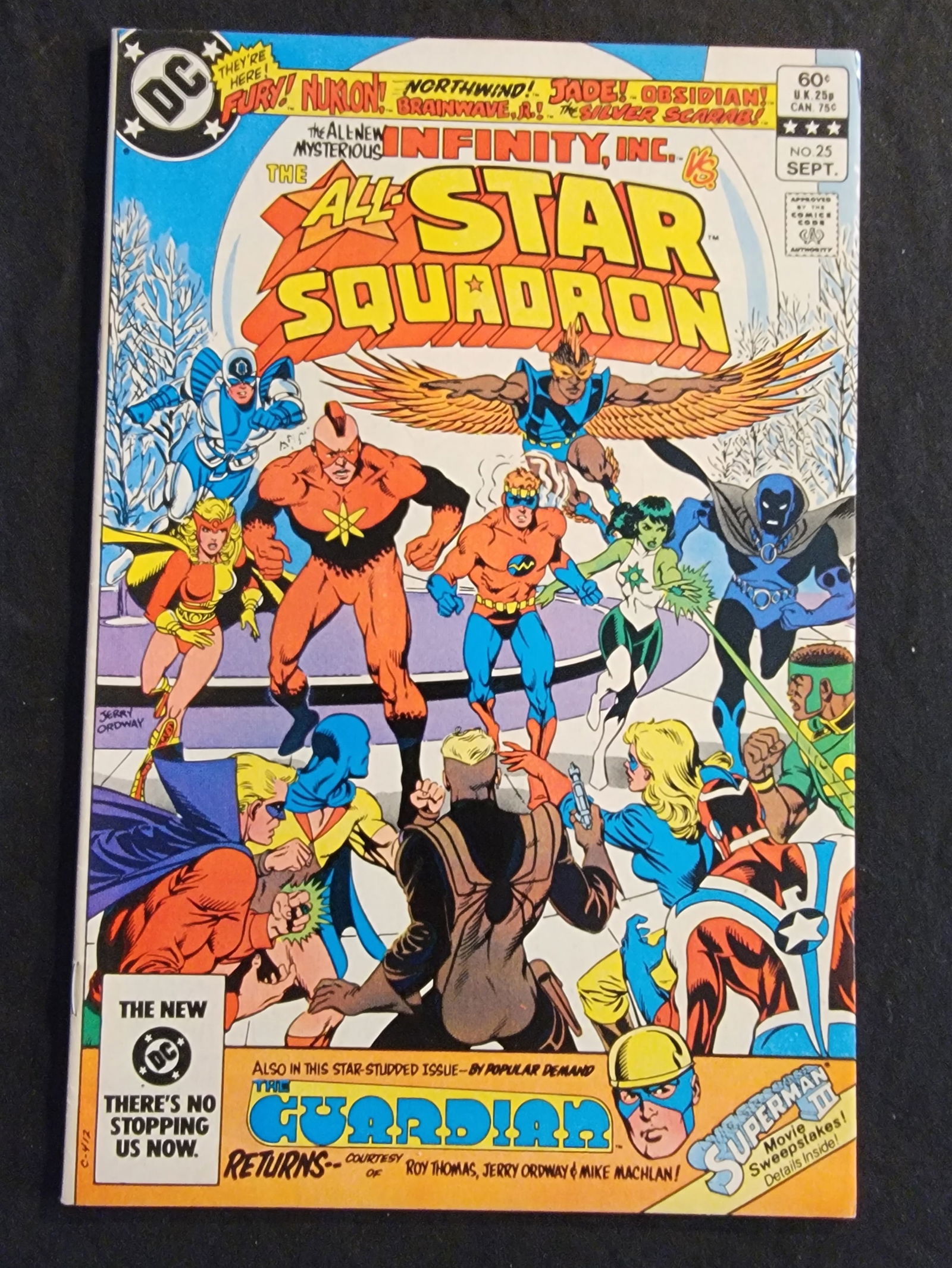 DC Comics All-Star Squadron 25 1983 1st Appearance of Infinity Inc. Raw (1 of 2)