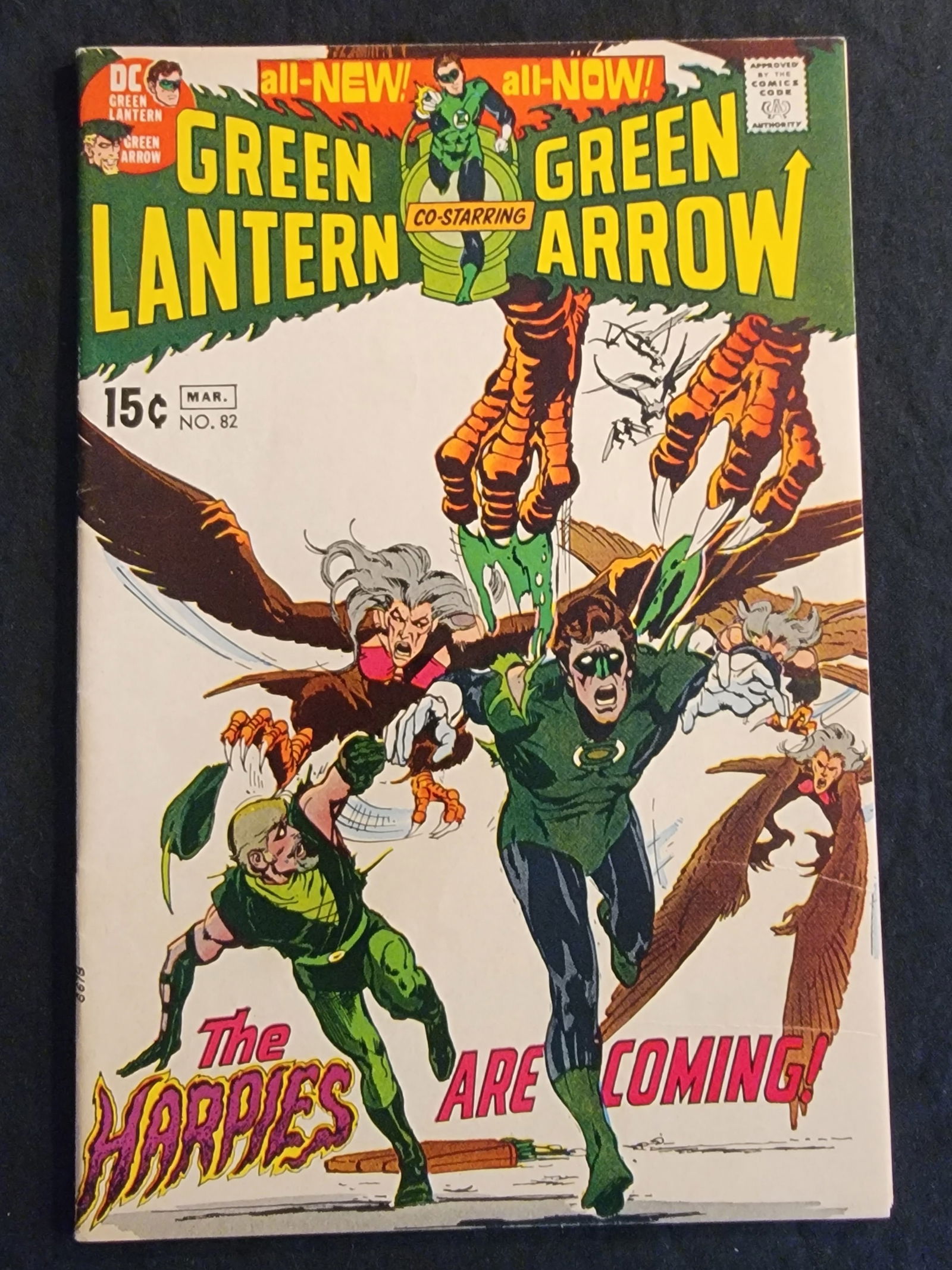 DC Comics Green Lantern 82 1971 Neal Adams Cover Art Raw Condition (1 of 2)