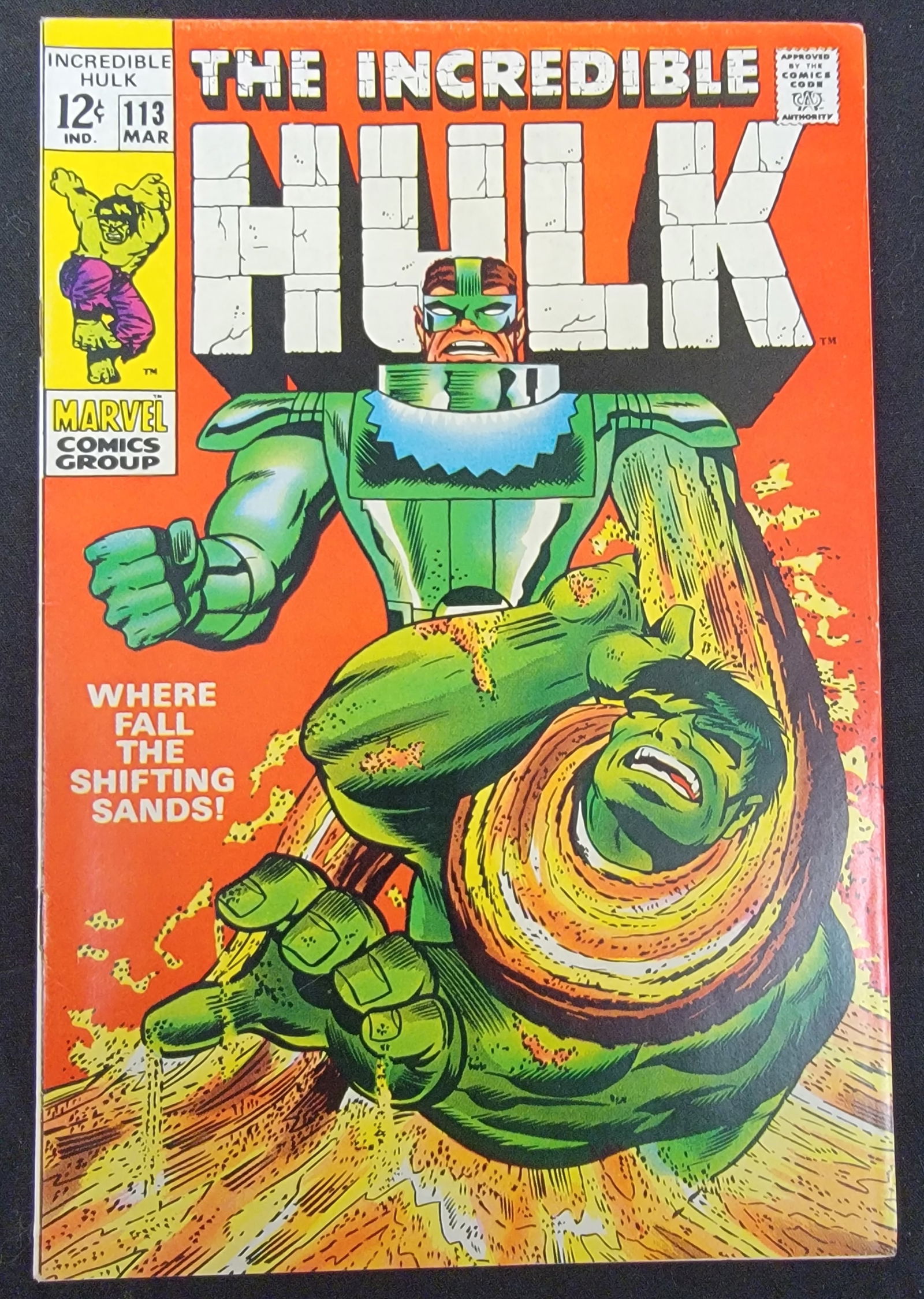 The Incredible Hulk 113 First Edition 1969 (1 of 2)