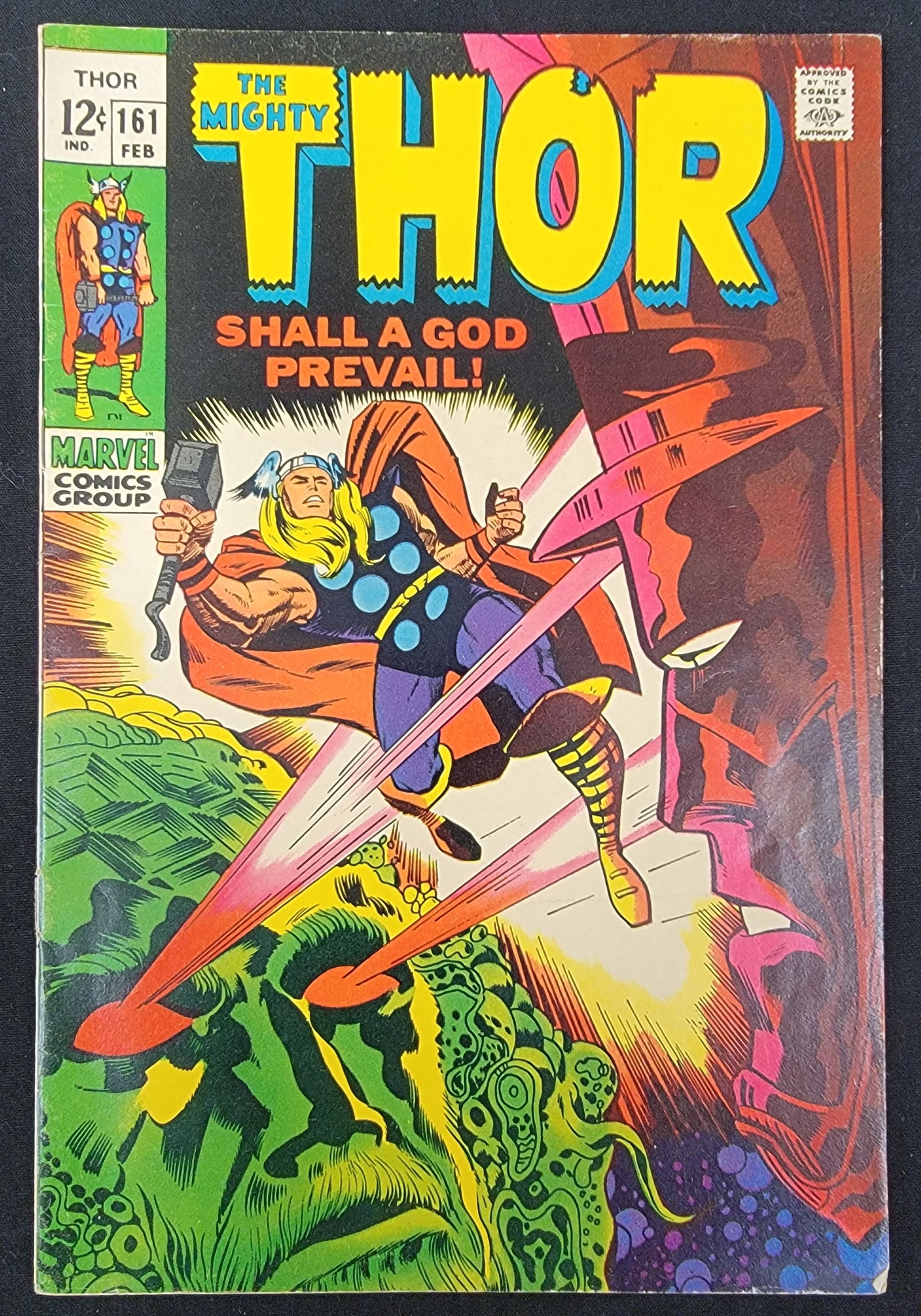 Marvel Comics The Mighty Thor Issue 161 February 1969 Galactus and Ego the Living Planet (1 of 2)