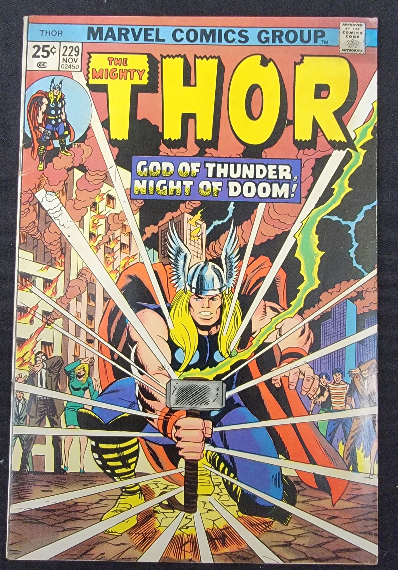 Marvel Comics The Mighty Thor Number 229 November 1974 (1 of 2)