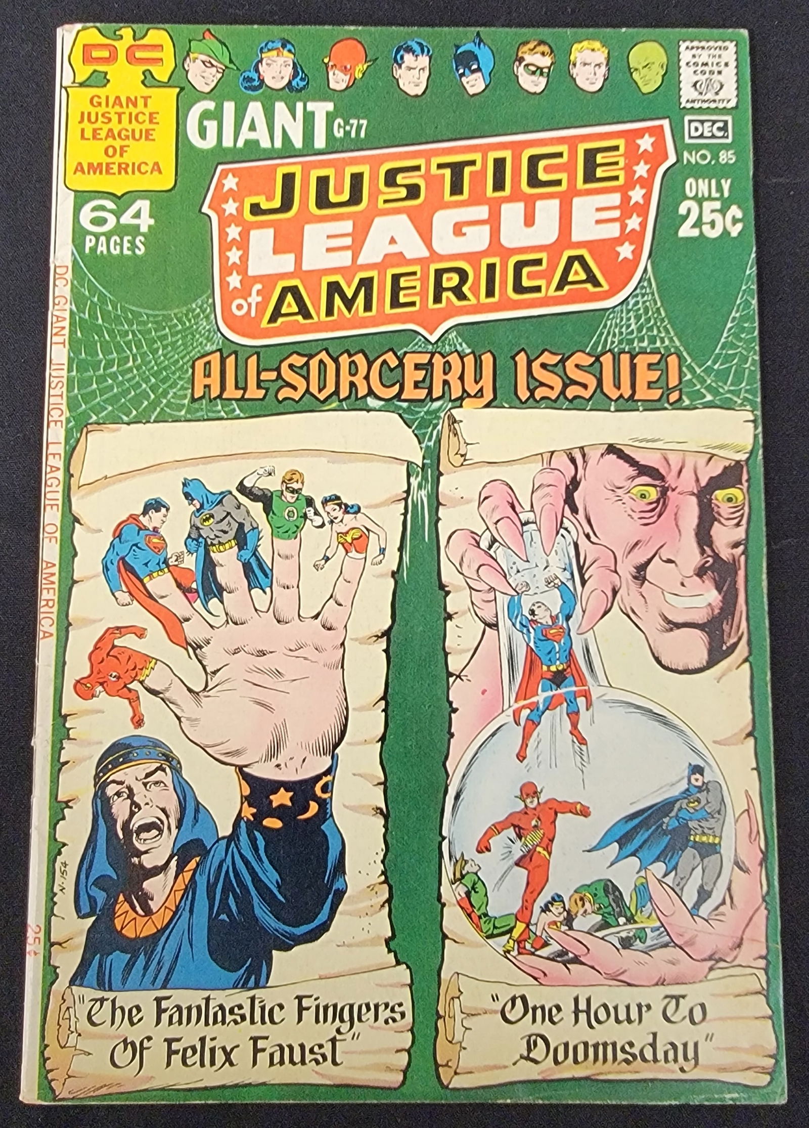 Justice League of America No. 85 1970 DC Comics (1 of 2)