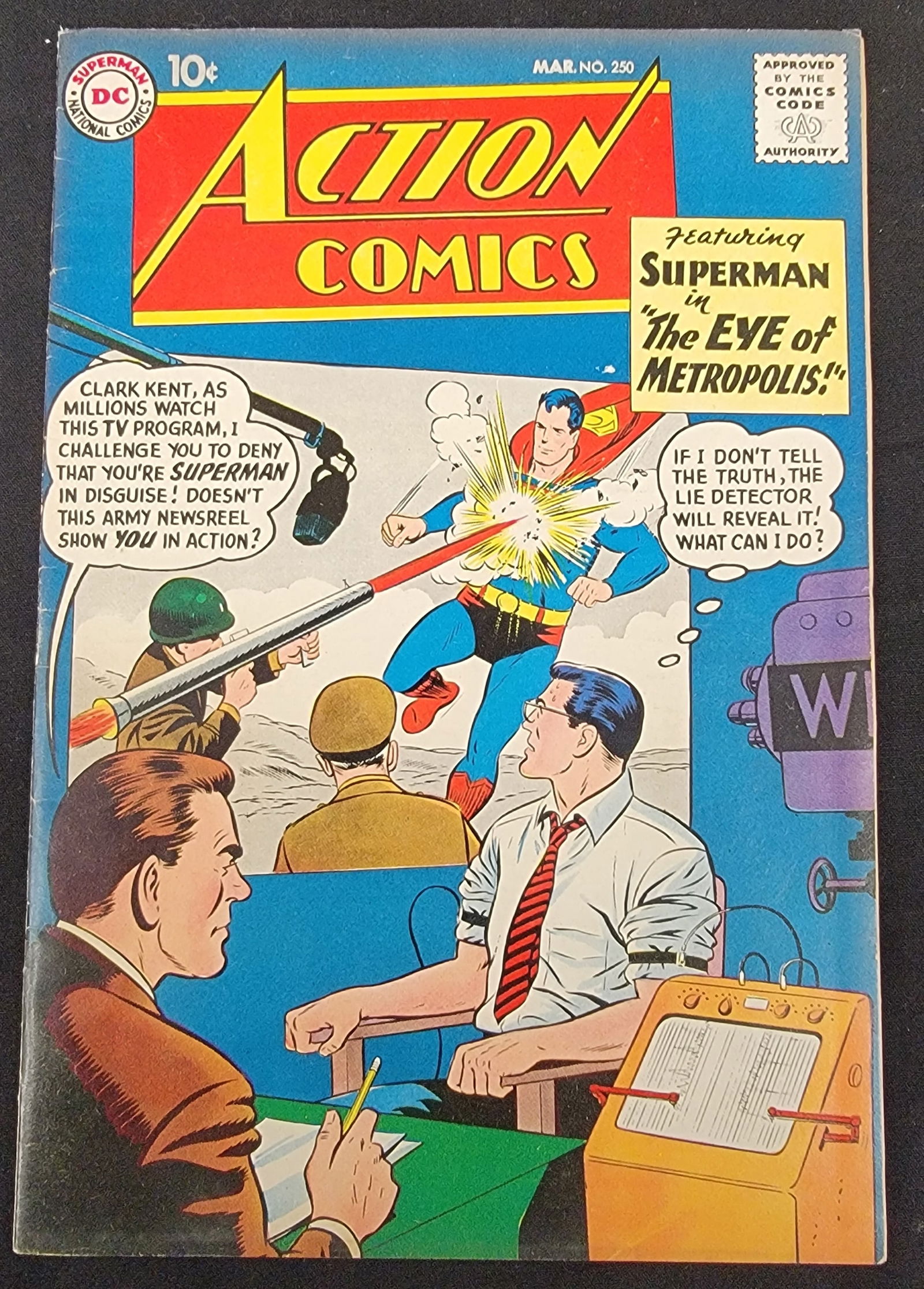 Action Comics 250 DC Comics March 1959 Superman (1 of 2)