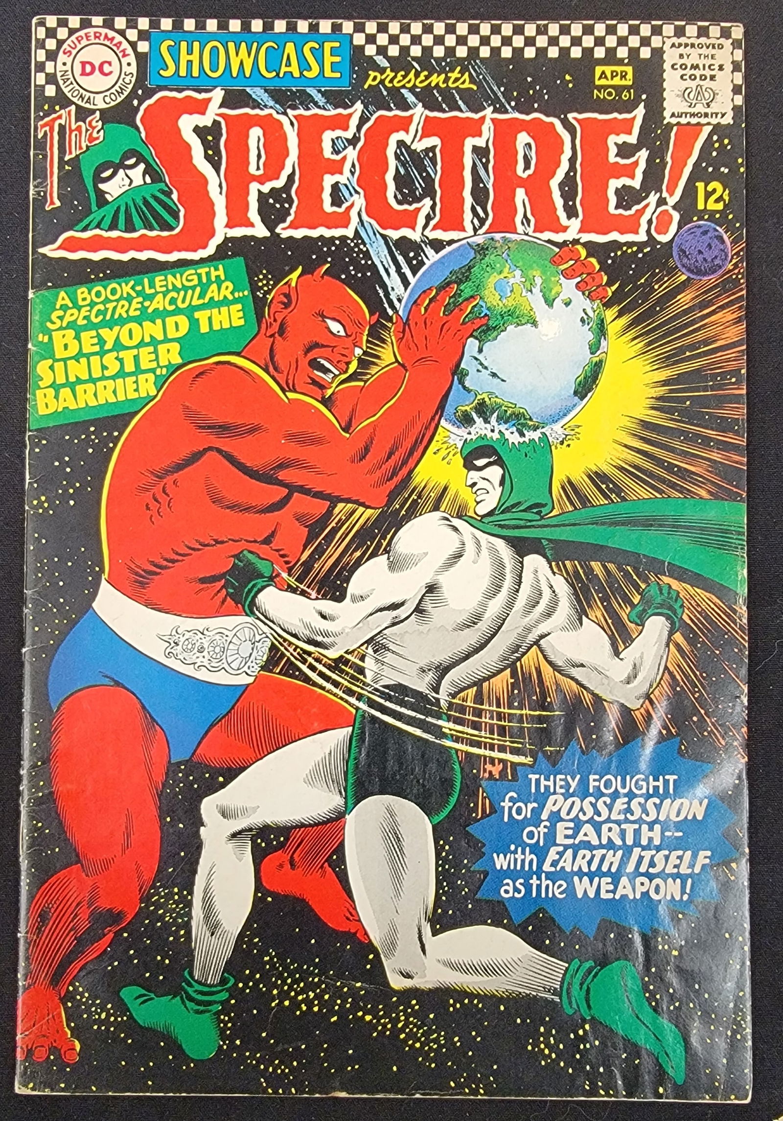Showcase 61 April 1966 DC Comics 2nd Silver Age Appearance of The Spectre (1 of 2)