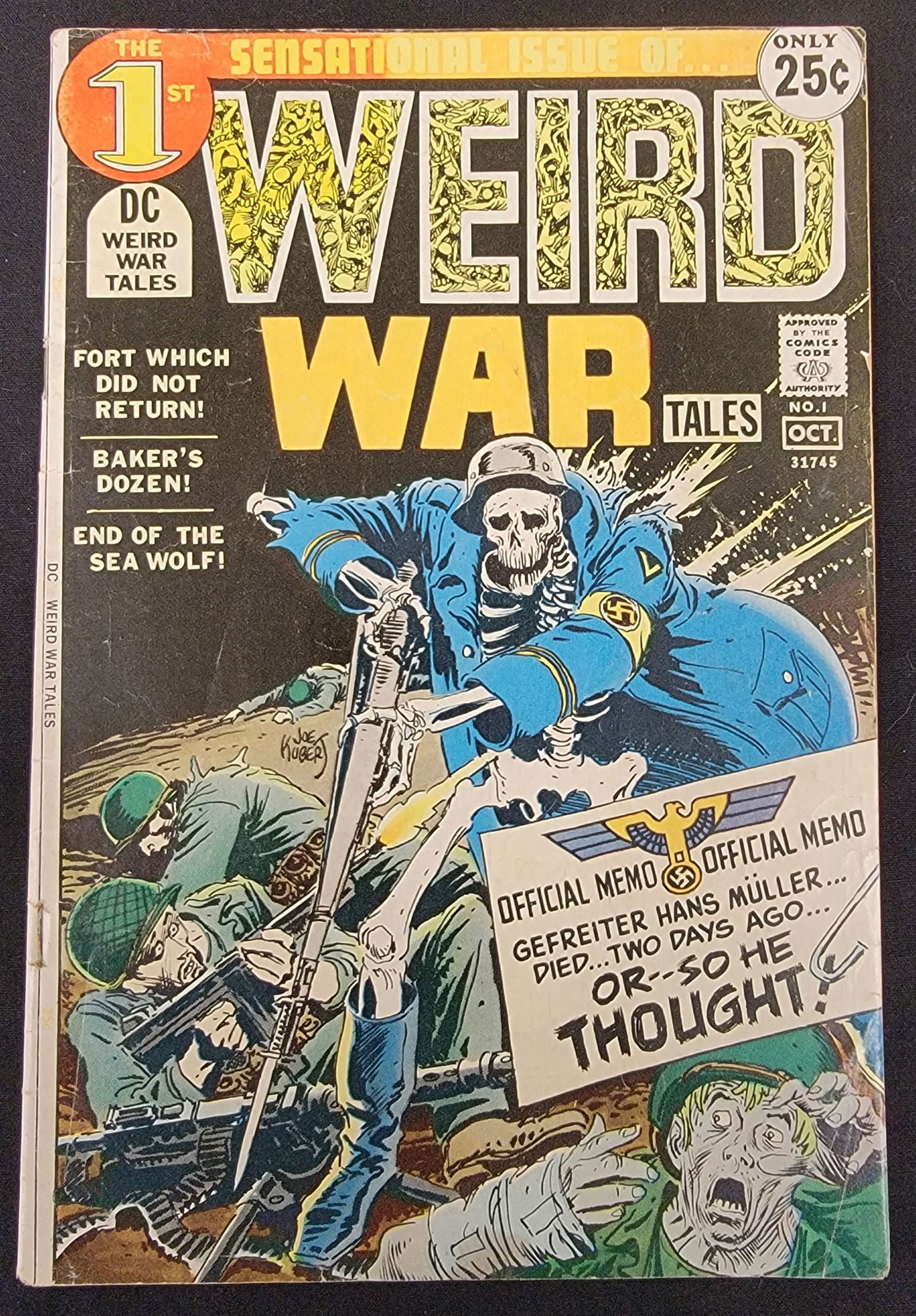 DC Comics Weird War Tales No. 1 October 1971 (1 of 2)