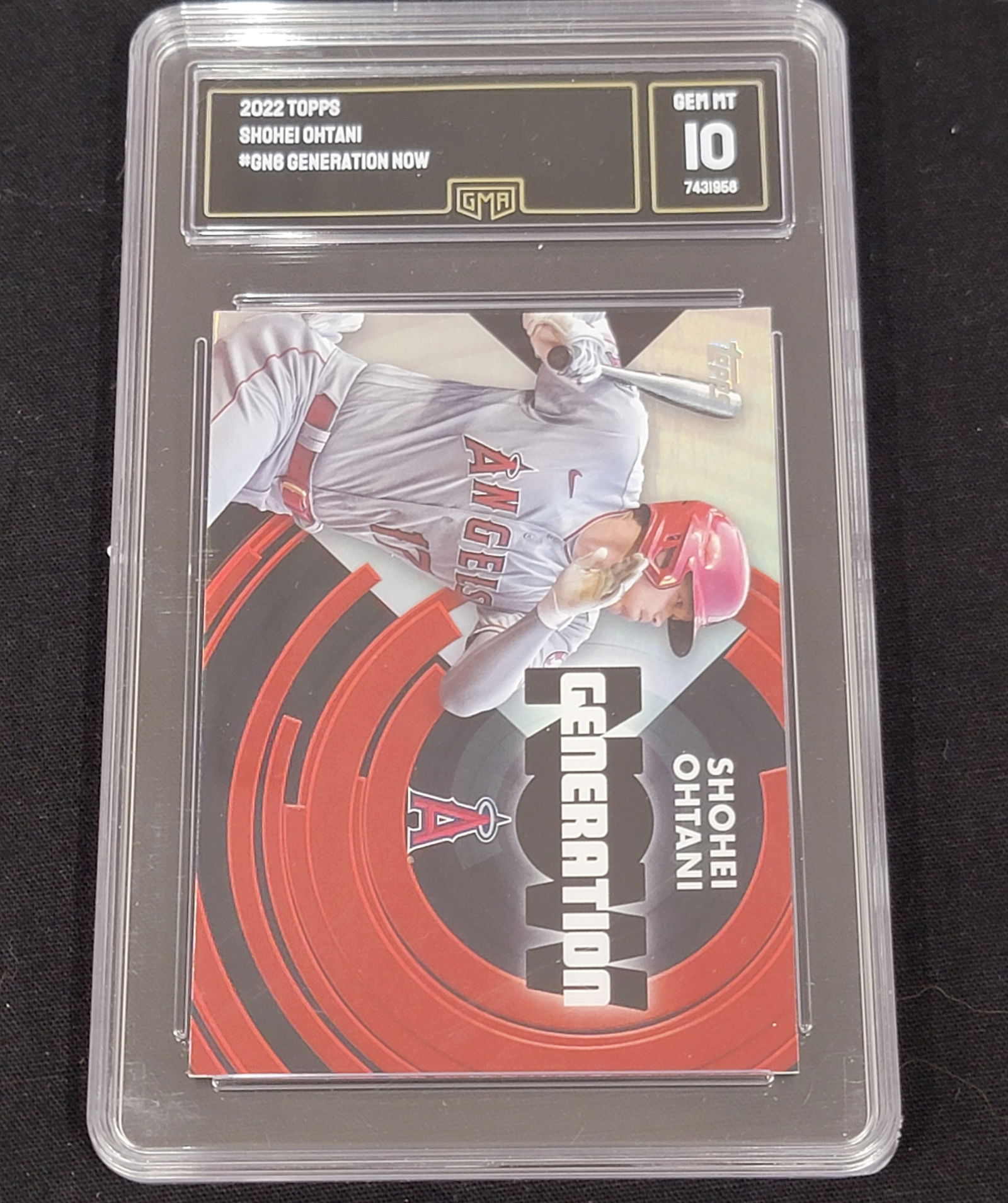 2022 Topps Shohei Ohtani Generation Now GN-6 GMA GEM MT 10 (1 of 2)