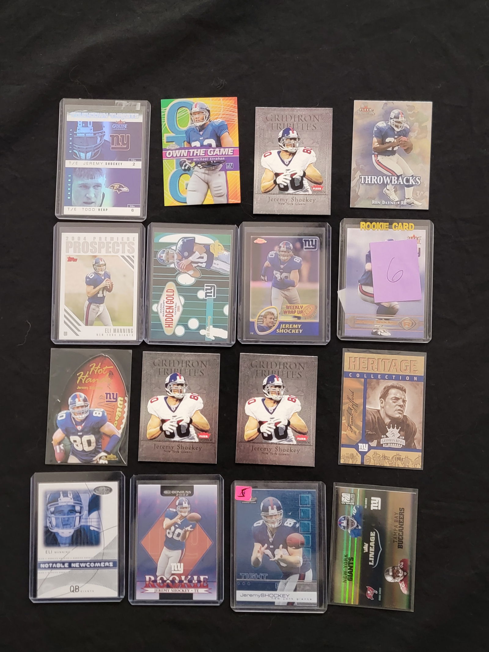 New York Giants Football Trading Cards (1 of 2)