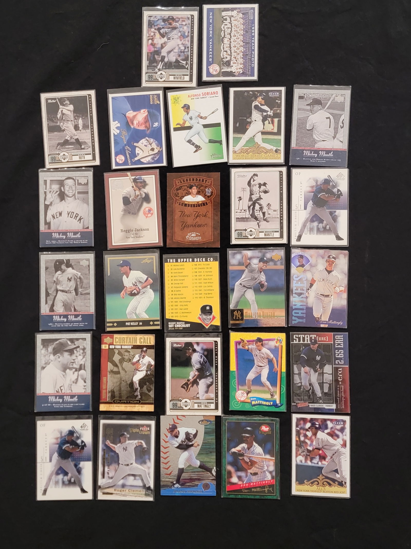 New York Yankees Baseball Trading Cards (1 of 2)