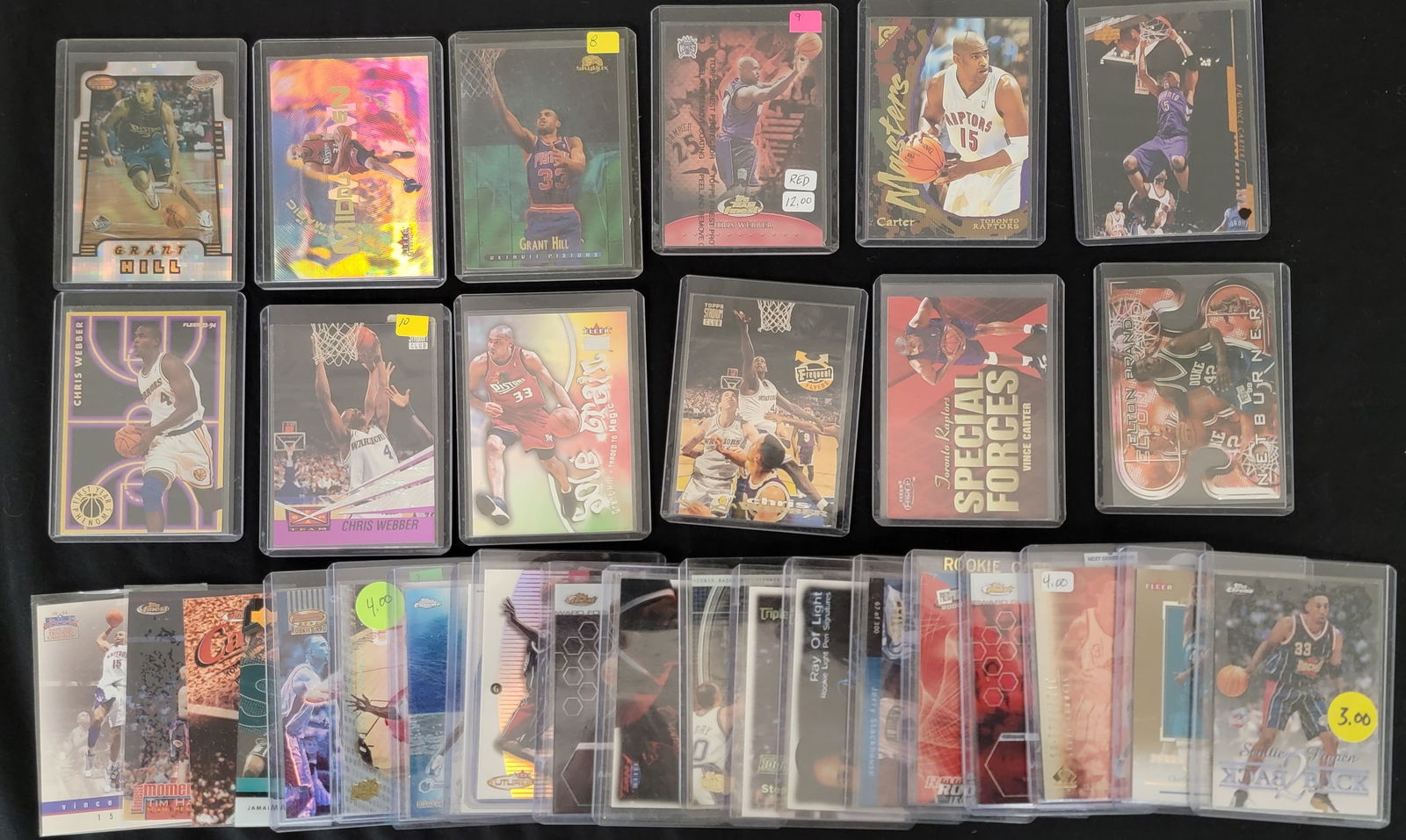 NBA Basketball Trading Cards Including Topps Chrome Fleer and SkyBox (1 of 2)