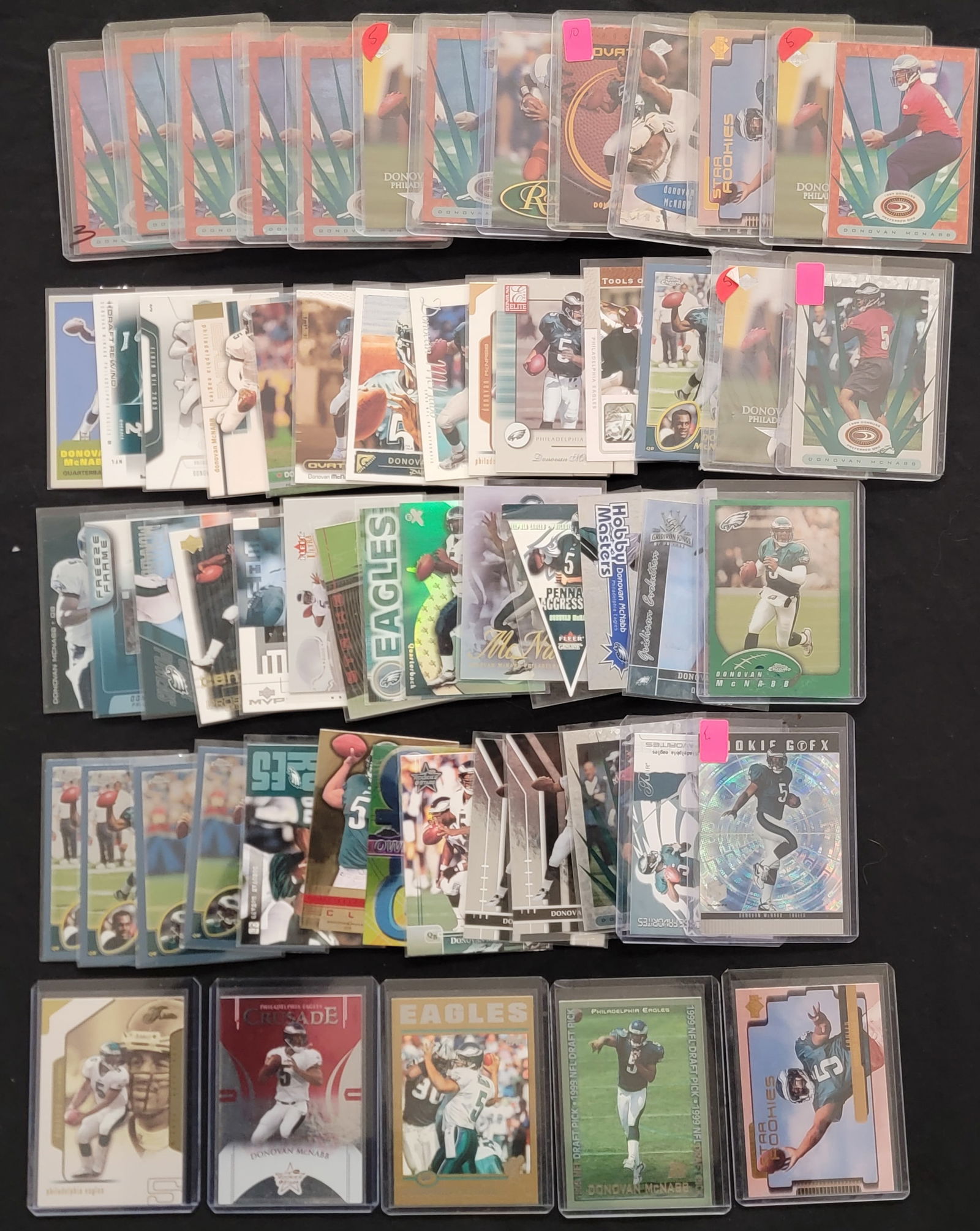 Donovan McNabb Philadelphia Eagles Football Trading Cards (1 of 2)