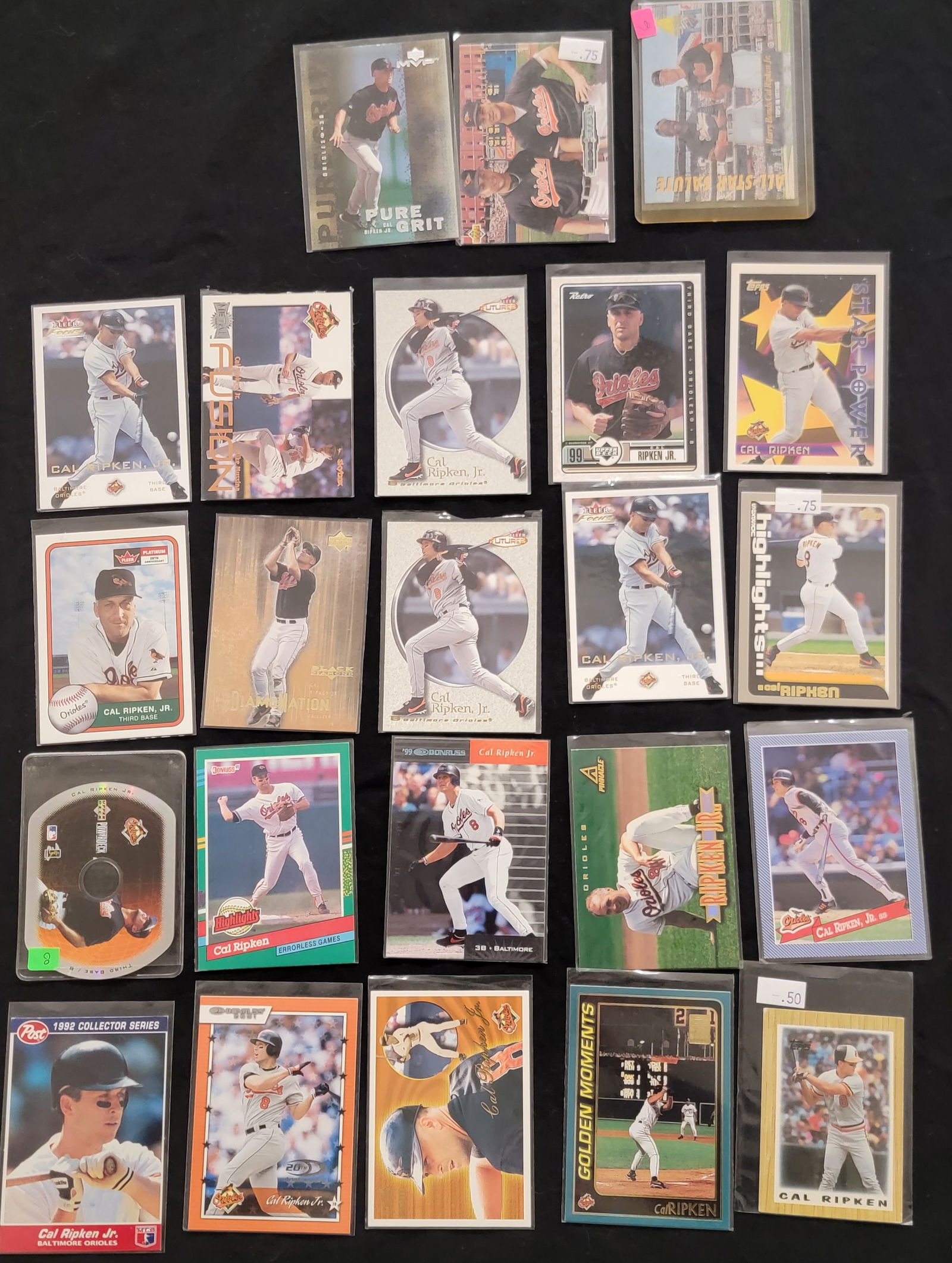 Cal Ripken Jr. Baltimore Orioles Baseball Trading Cards (1 of 2)