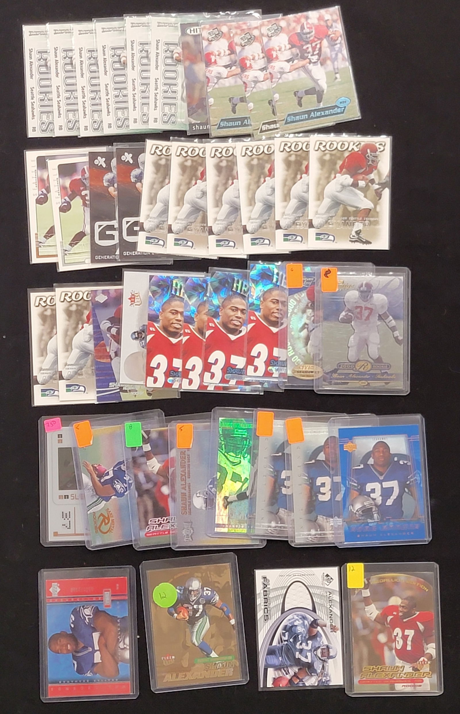 Shaun Alexander Football Trading Cards Including Rookie Issues (1 of 1)