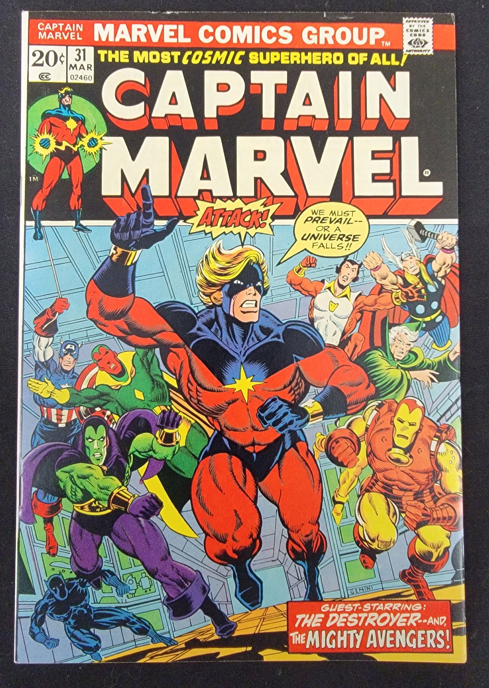 Captain Marvel 31 Marvel Comics March 1974 Jim Starlin (1 of 2)