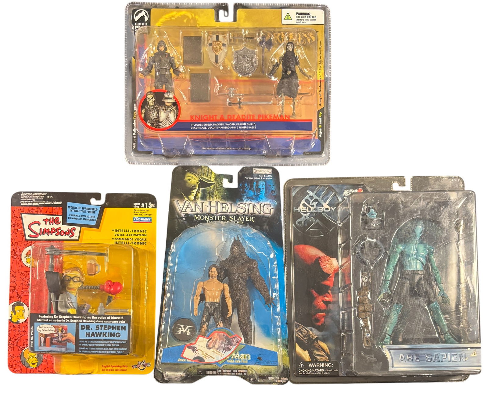 Modern Collectible Action Figures Including Van Helsing Monster Slayer The Wolf Man (1 of 1)