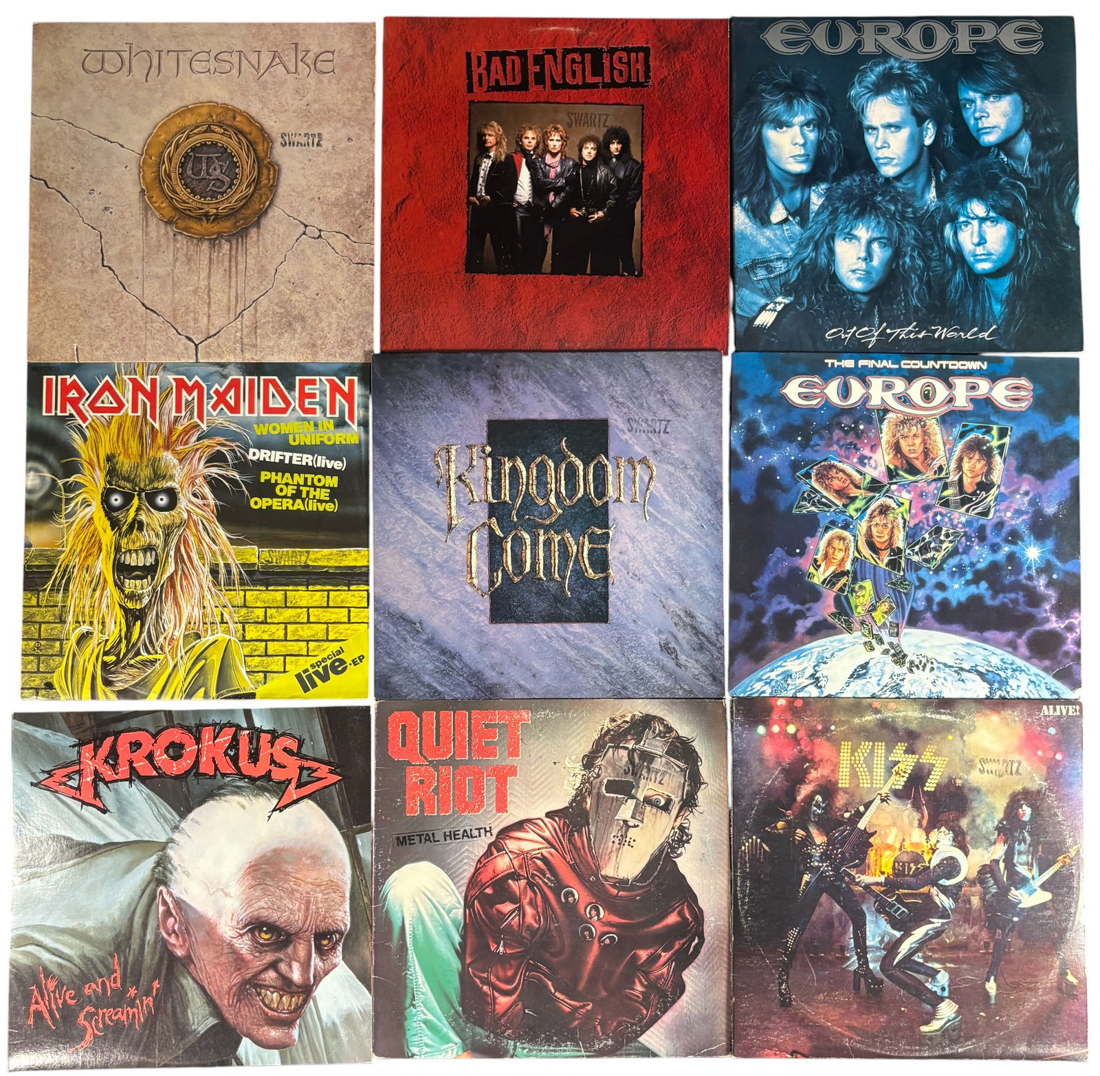 Hard Rock and Heavy Metal Vinyl Record Albums (1 of 1)