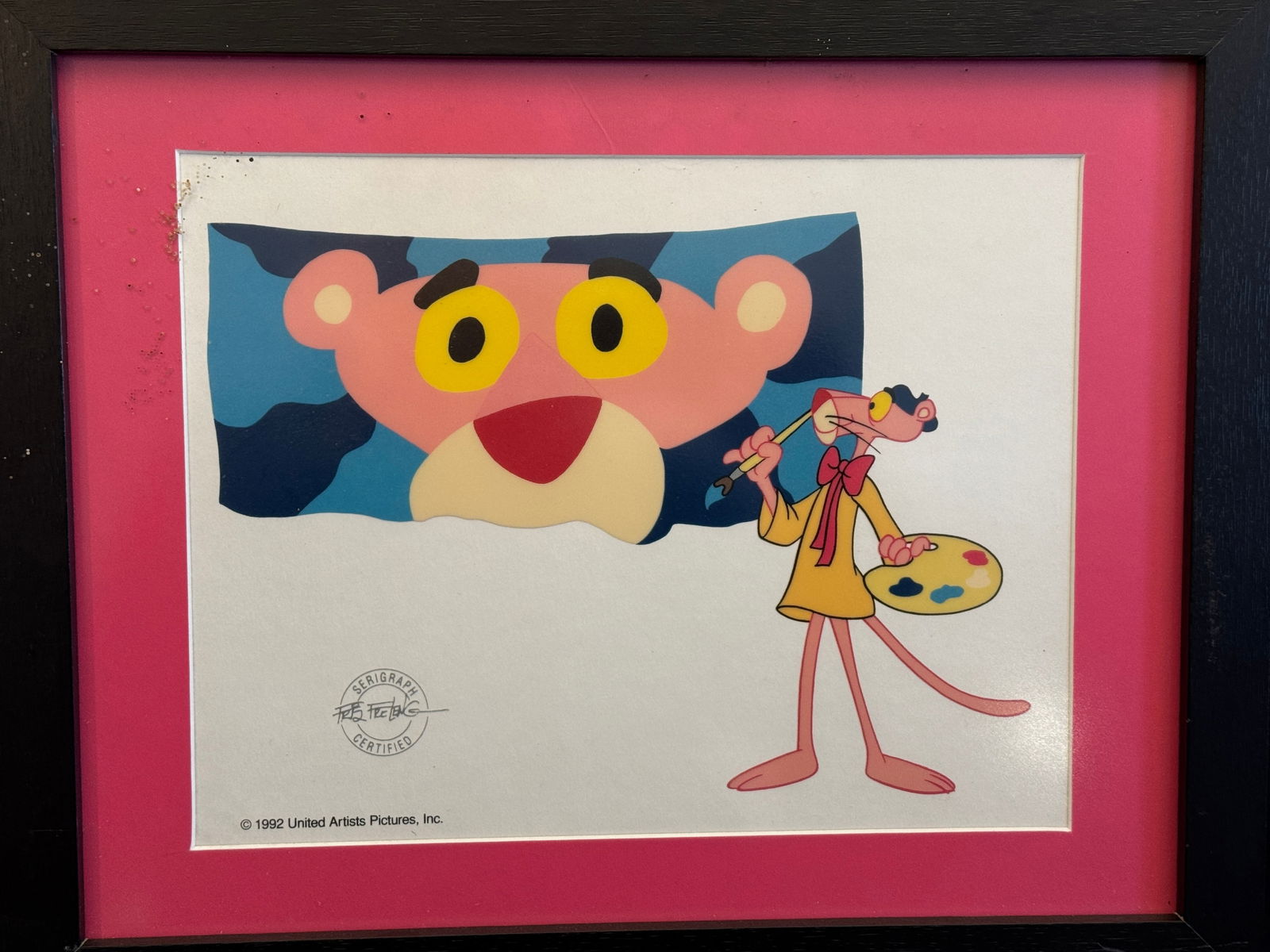 Friz Freleng Pink Panther Pink Artist Limited Edition Serigraph 1992 (1 of 2)
