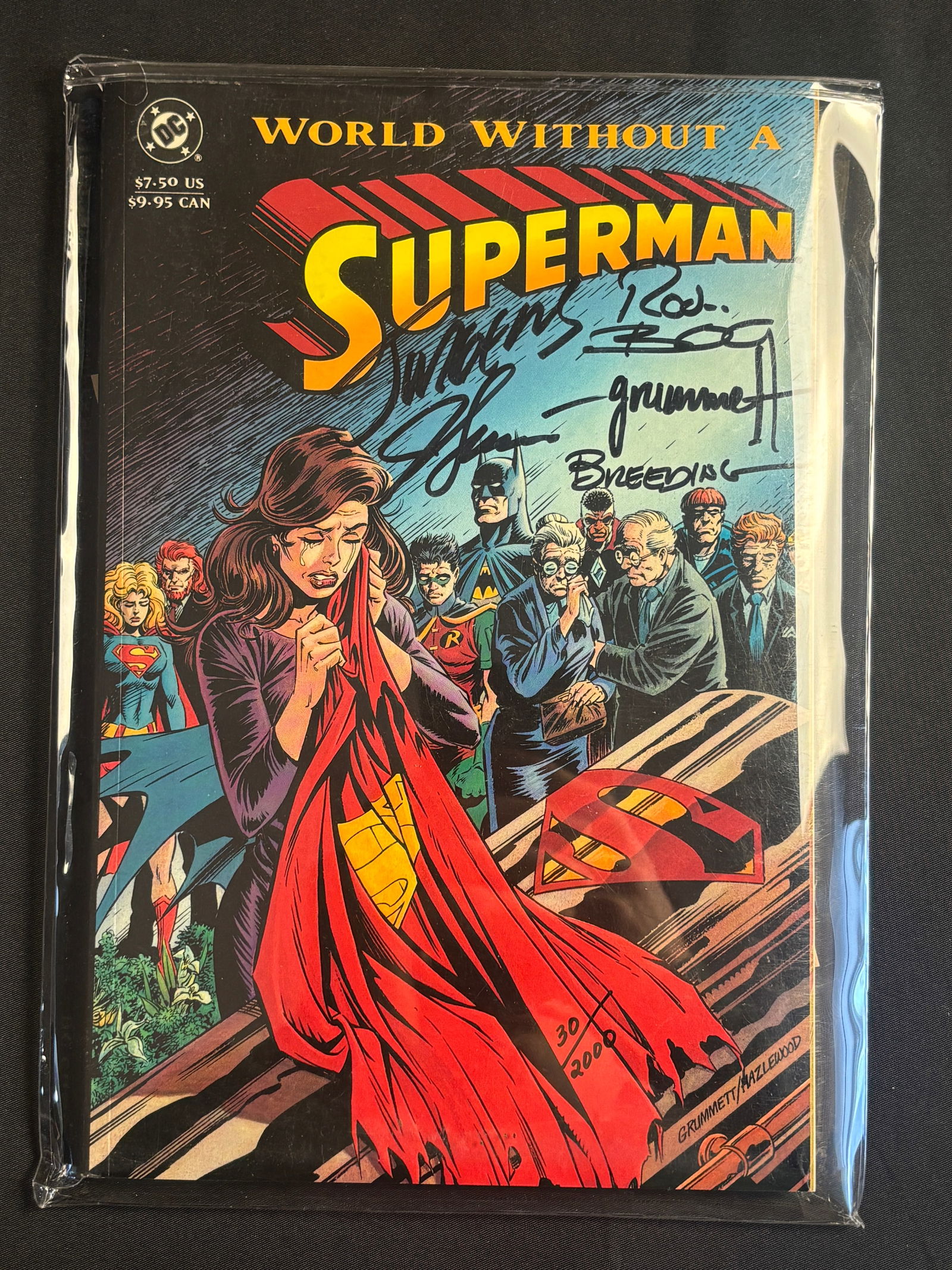 Dynamic Forces Superman World Without a Superman Signed Limited Edition Comic Book (1 of 2)