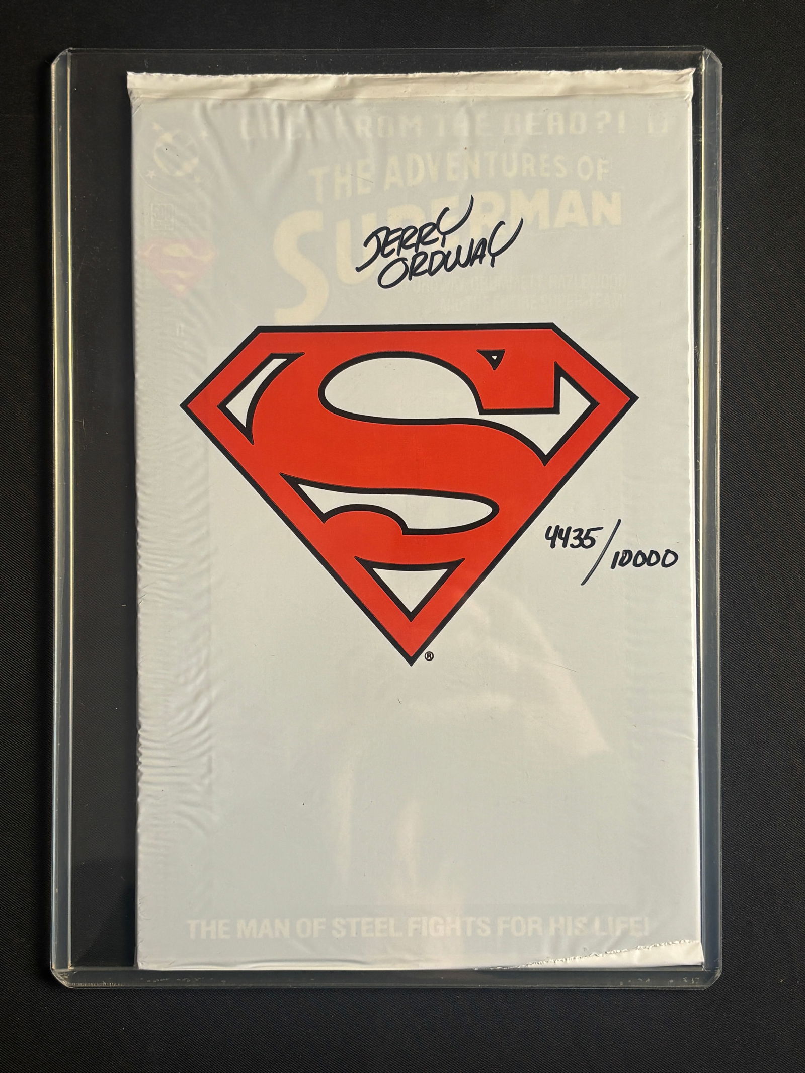 Adventures of Superman 500 Collector Set Signed by Jerry Ordway (1 of 2)