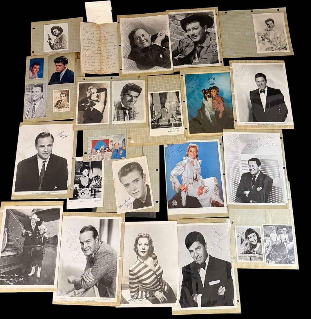 Vintage Signed Celebrity and Sports Photographs and Ephemera (1 of 2)