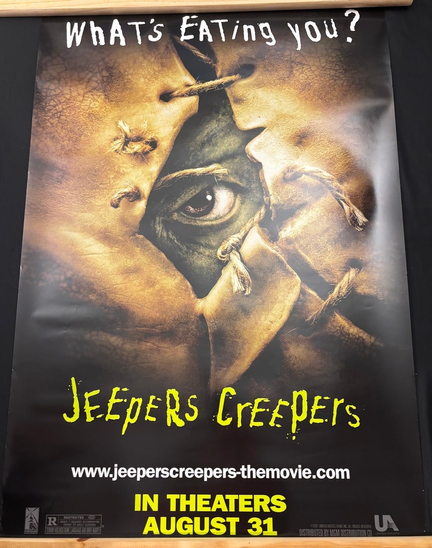 Jeepers Creepers 2001 Original Promotional Movie Poster (1 of 1)