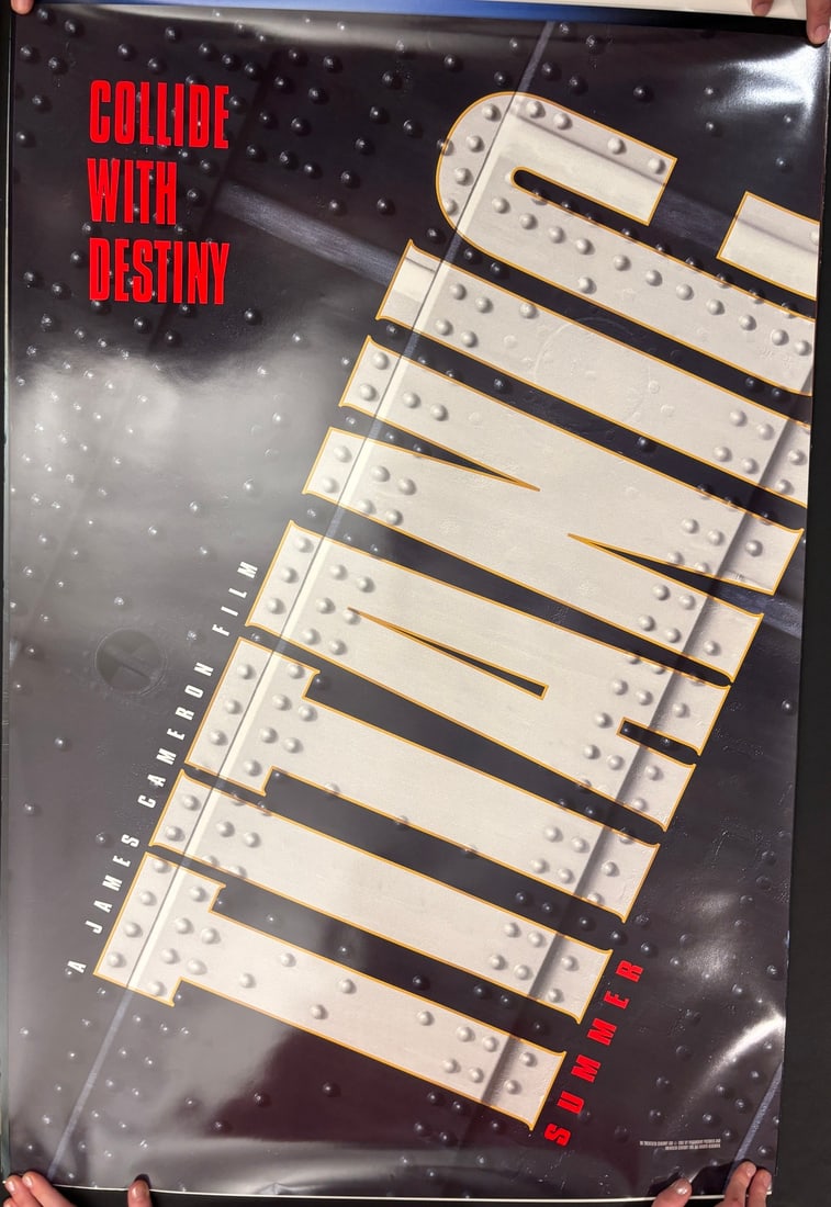 Titanic 1997 Original Advance Teaser One Sheet Movie Poster (1 of 1)