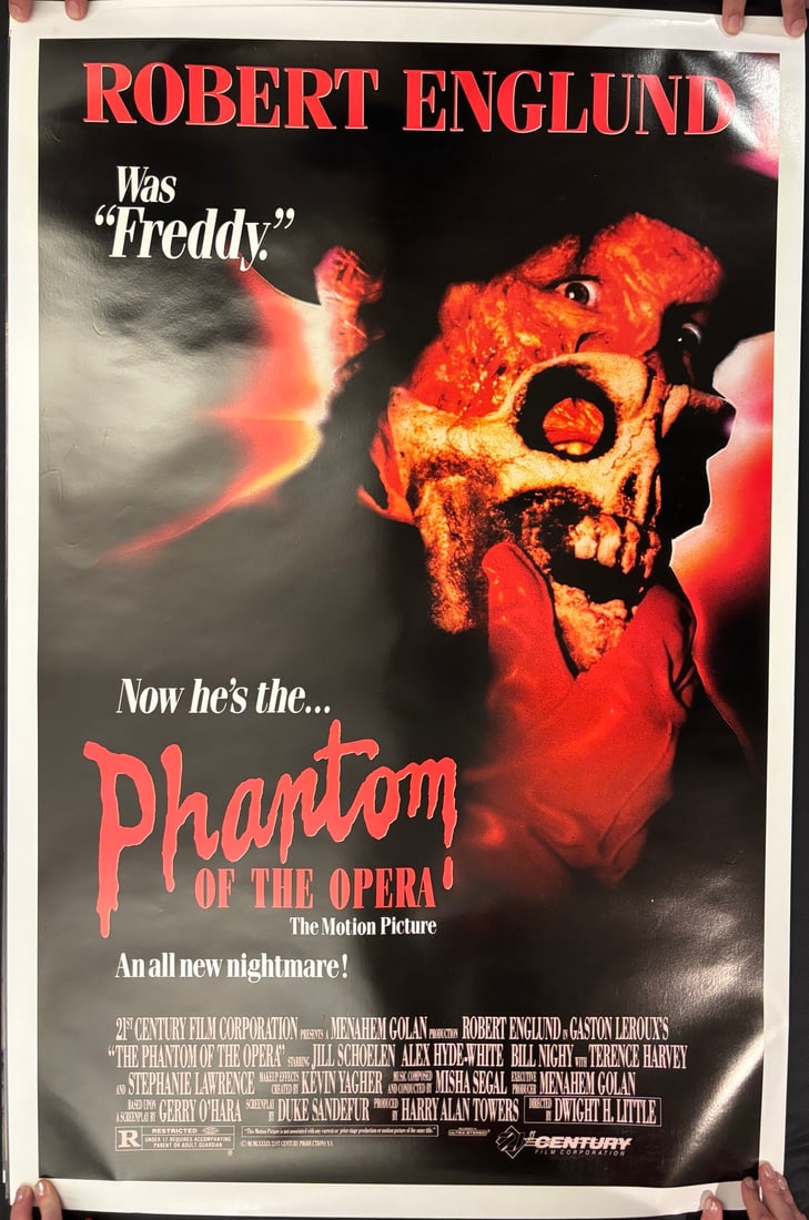The Phantom of the Opera 1989 Original Movie Poster One Sheet (1 of 1)