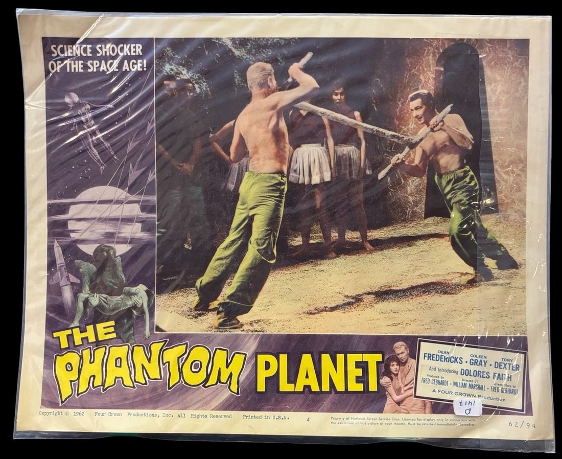 The Phantom Planet Four Crown 1962 Original Movie Lobby Card No. 4 (1 of 1)