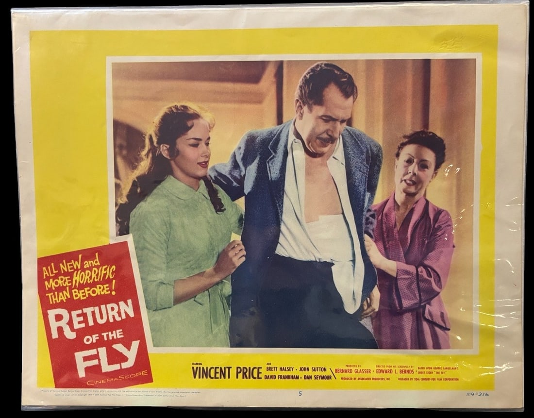 Return of the Fly Original US Lobby Card 1959 (1 of 1)
