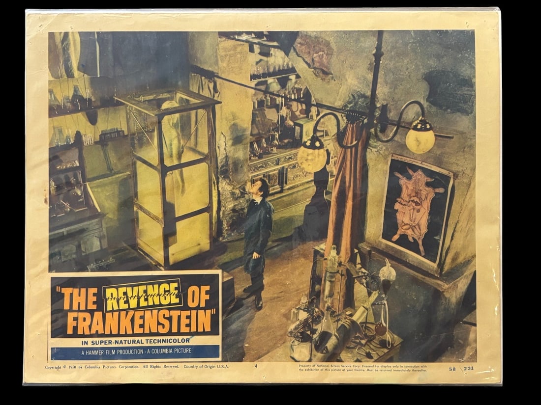 The Revenge of Frankenstein Original 1958 US Lobby Card No. 4 (1 of 1)