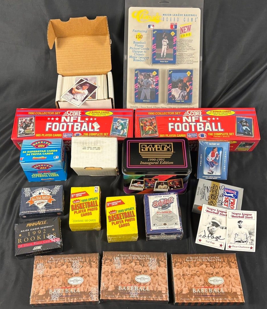 A Collection of Vintage Sports Trading Cards and Memorabilia (1 of 5)