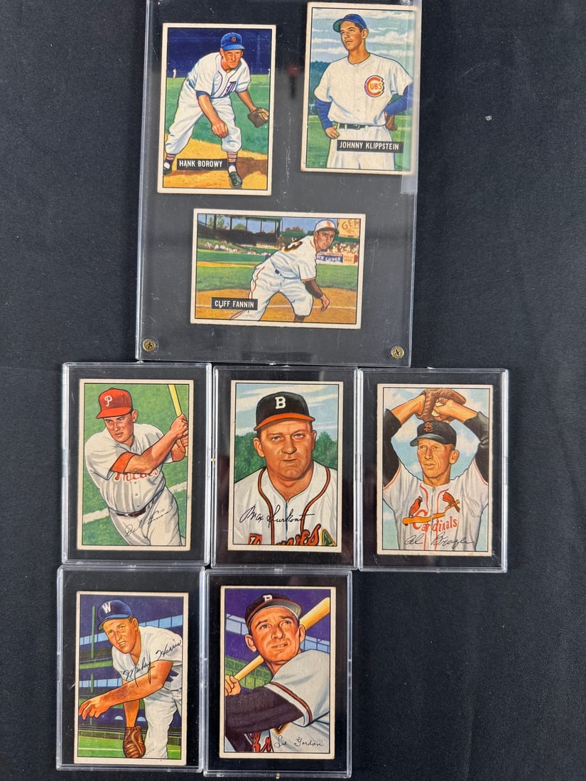 1951 and 1952 Bowman Baseball Cards (1 of 1)