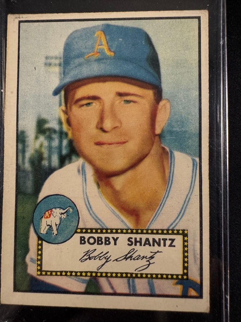 1952 Topps Bobby Shantz Baseball Card No. 219 (1 of 1)