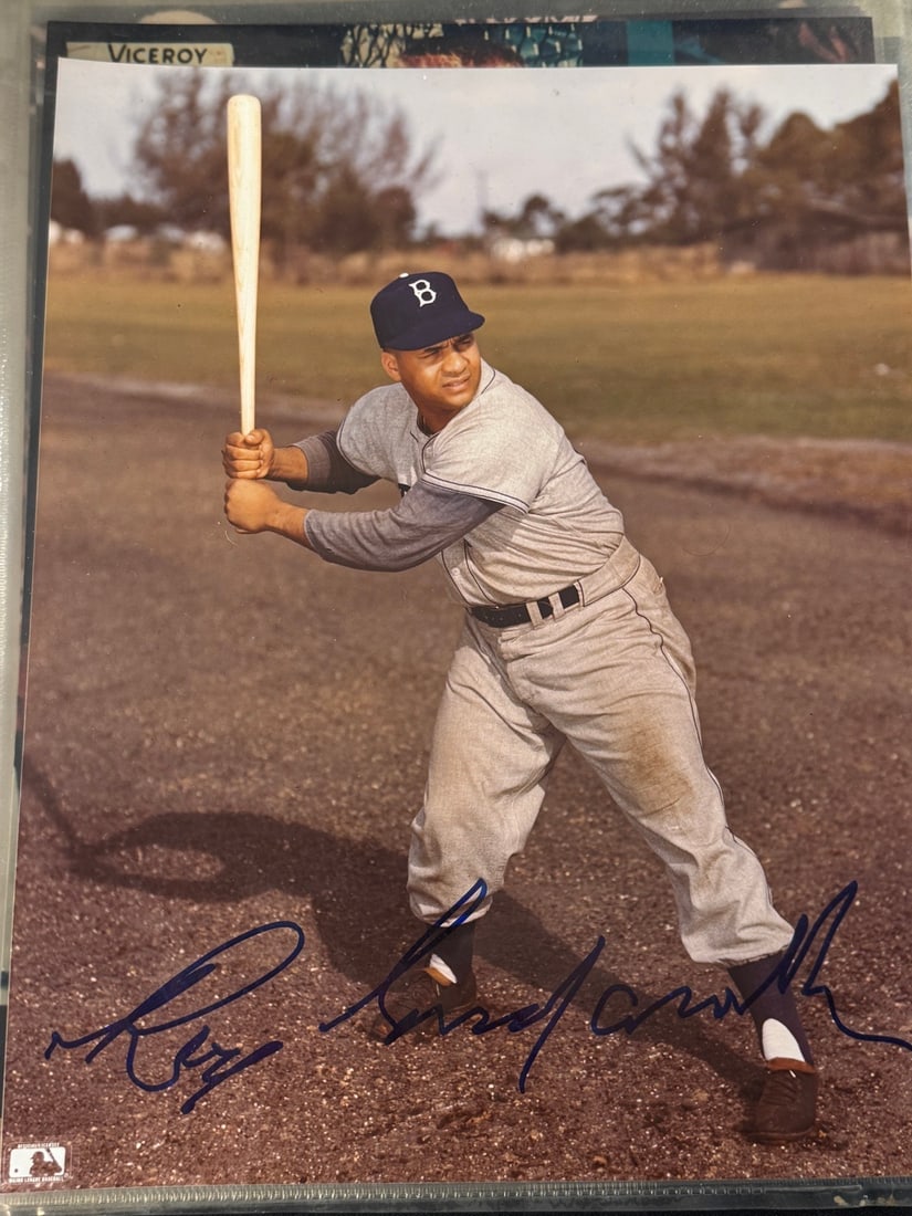 Roy Campanella Signed Viceroy Promotional 8x10 Photograph (1 of 1)