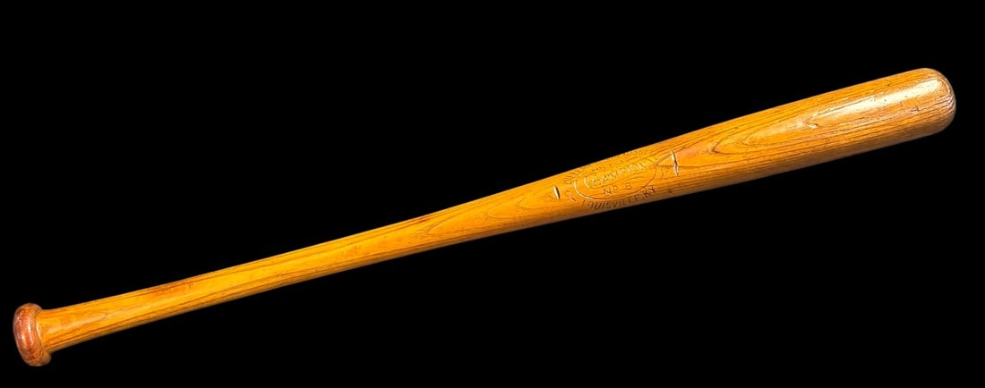 Lou Gehrig SIGNED Hillerich and Bradsby Champion No. 8 Louisville Wood Baseball Bat (1 of 5)