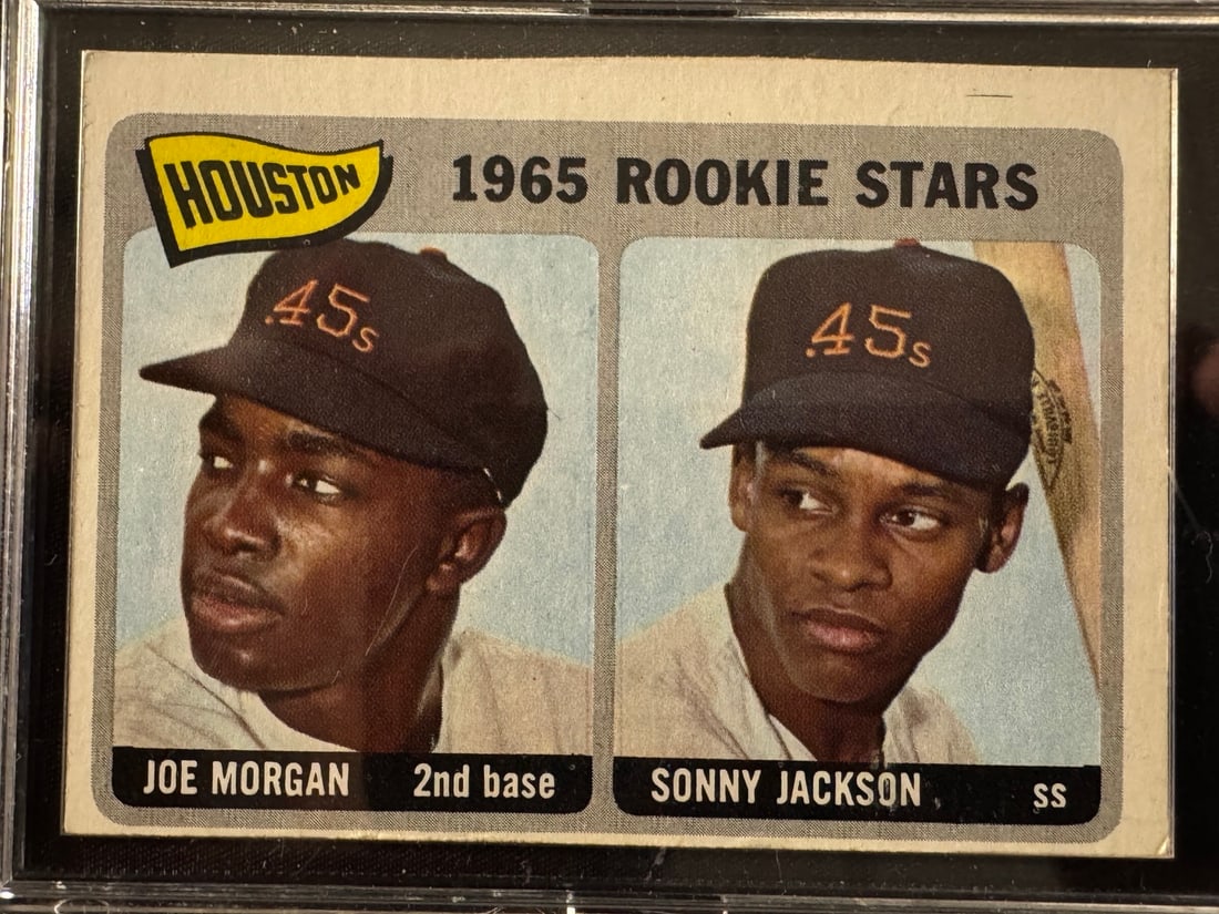 1965 Topps Baseball Card 16 Joe Morgan Rookie Ex. (1 of 2)