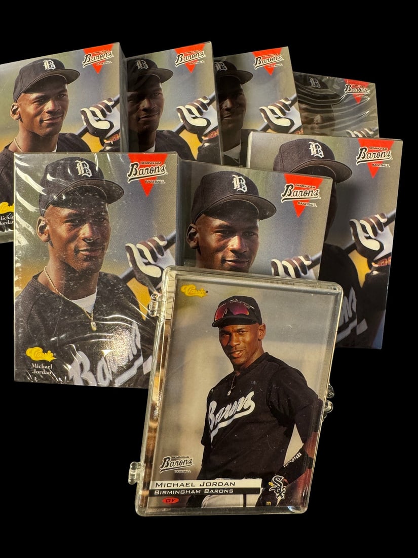 1994 Classic Michael Jordan Birmingham Barons Baseball Cards and Factory Sealed Sets (1 of 1)