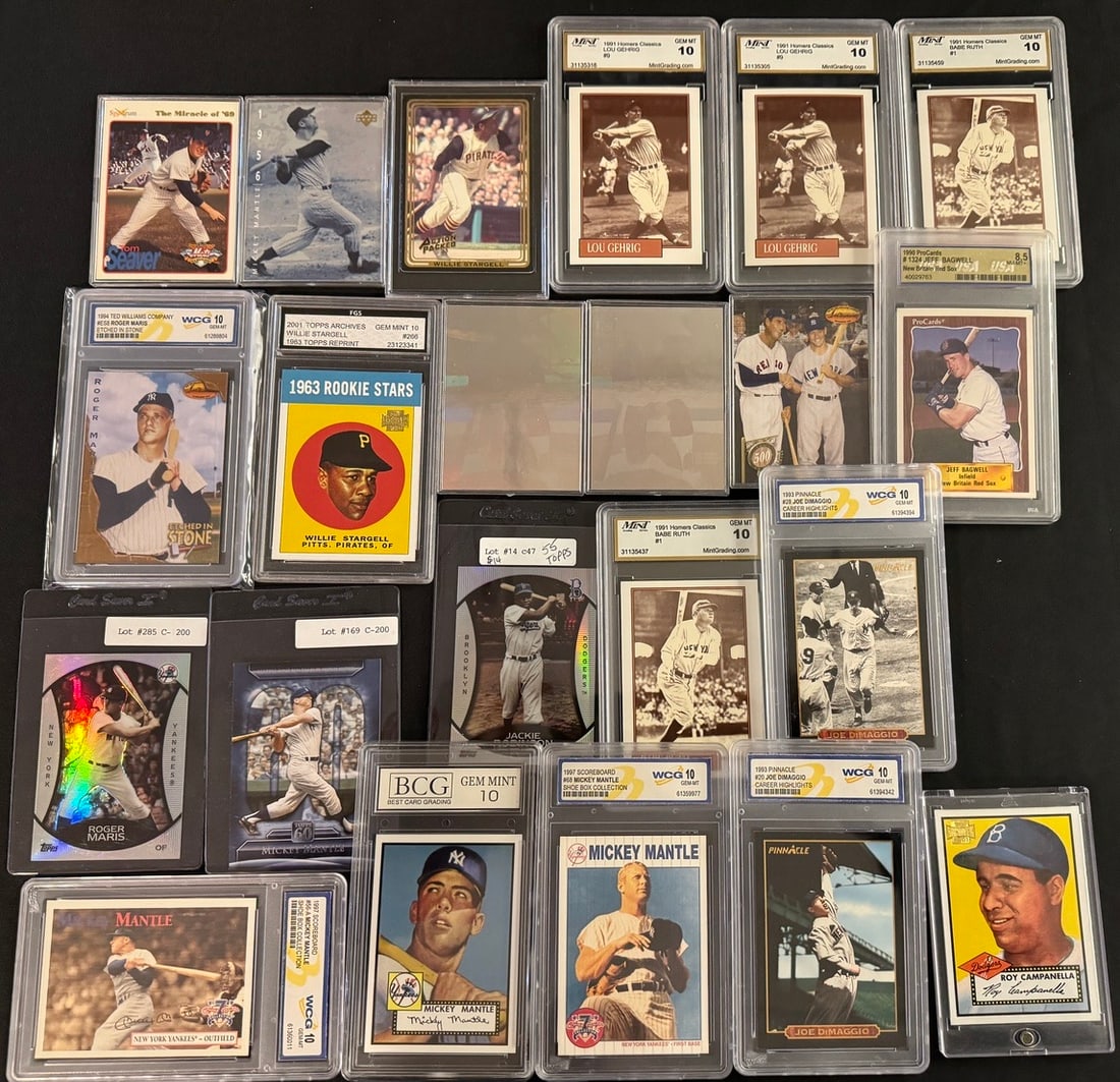 Legends Lot - Mickey Mantle - DiMaggio - More (1 of 1)