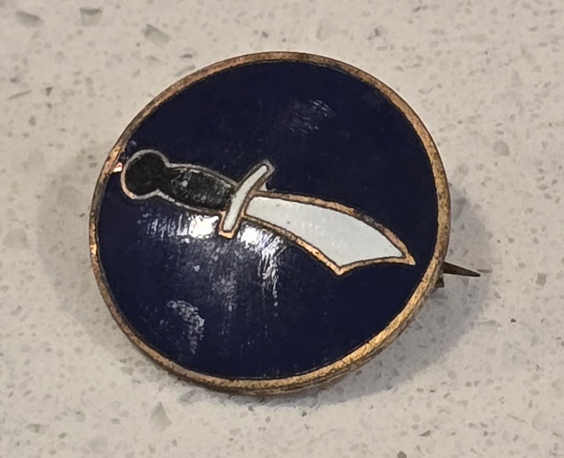 Very Rare WWII KisKa Task Force DI distinguished Insignia: As shown