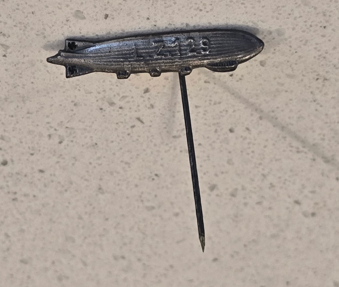 WWII Zeppelin L.Z. 129 (The Hindenburg) Stickpin LZ129: As shown