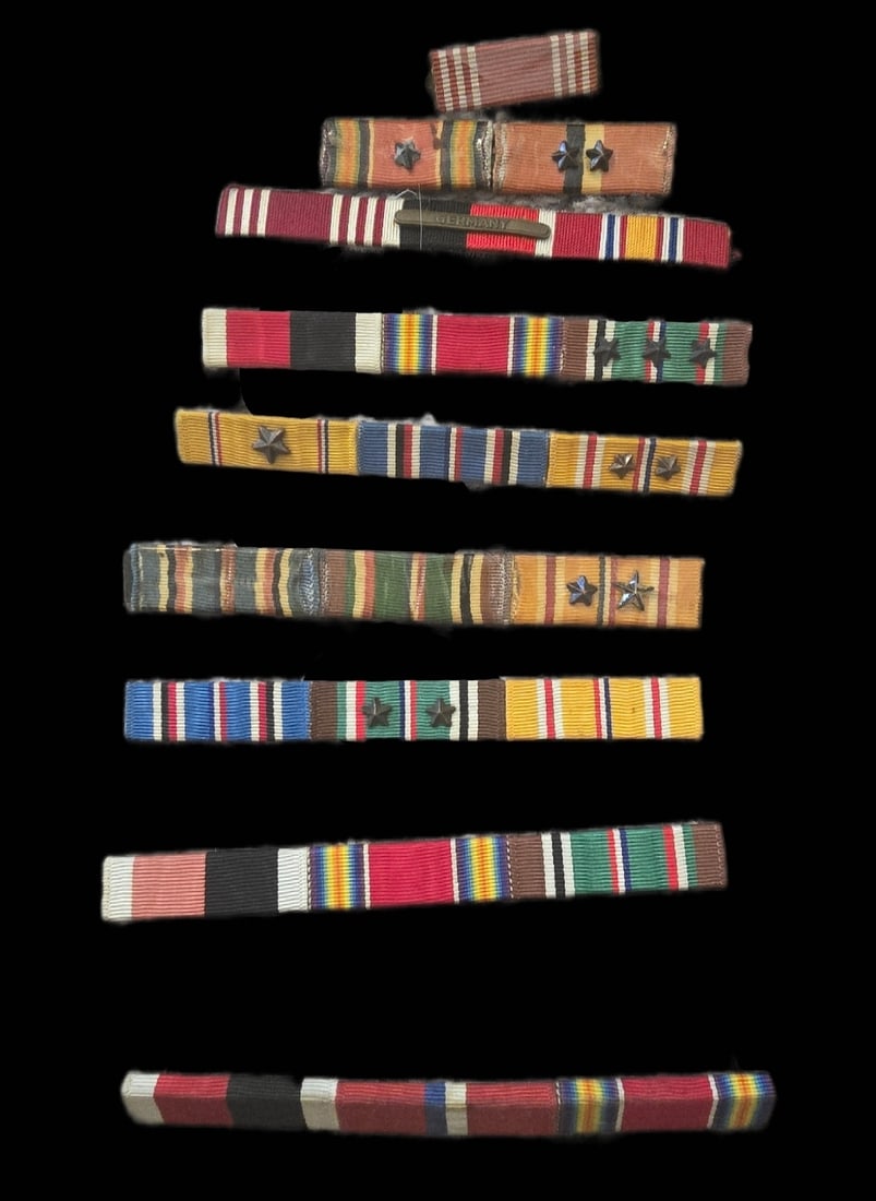 WWII Ribbon Bar Collection: All as shown