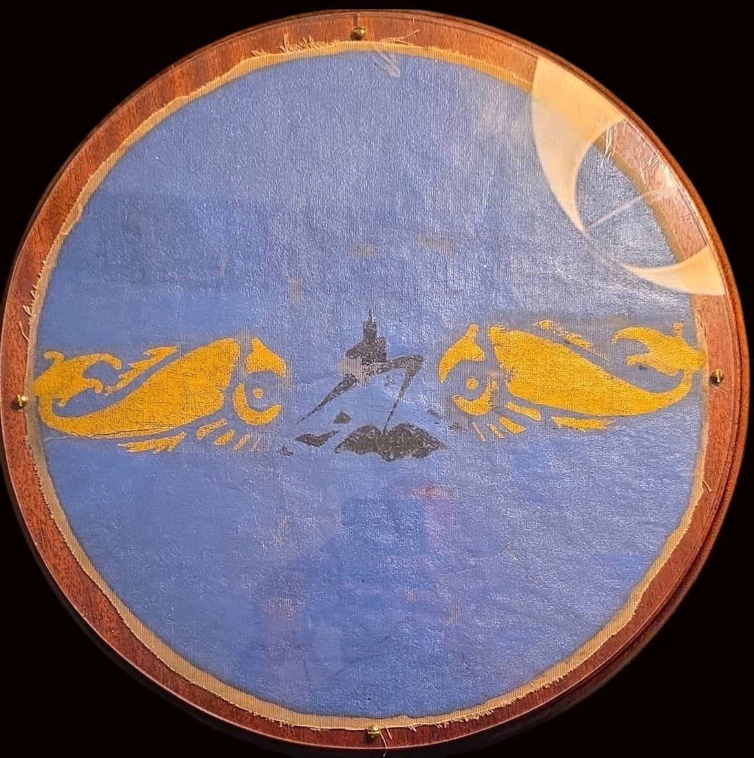 WWII Painted Jacket Patch - AAF Crew Serving with Submarine Service (1 of 2)