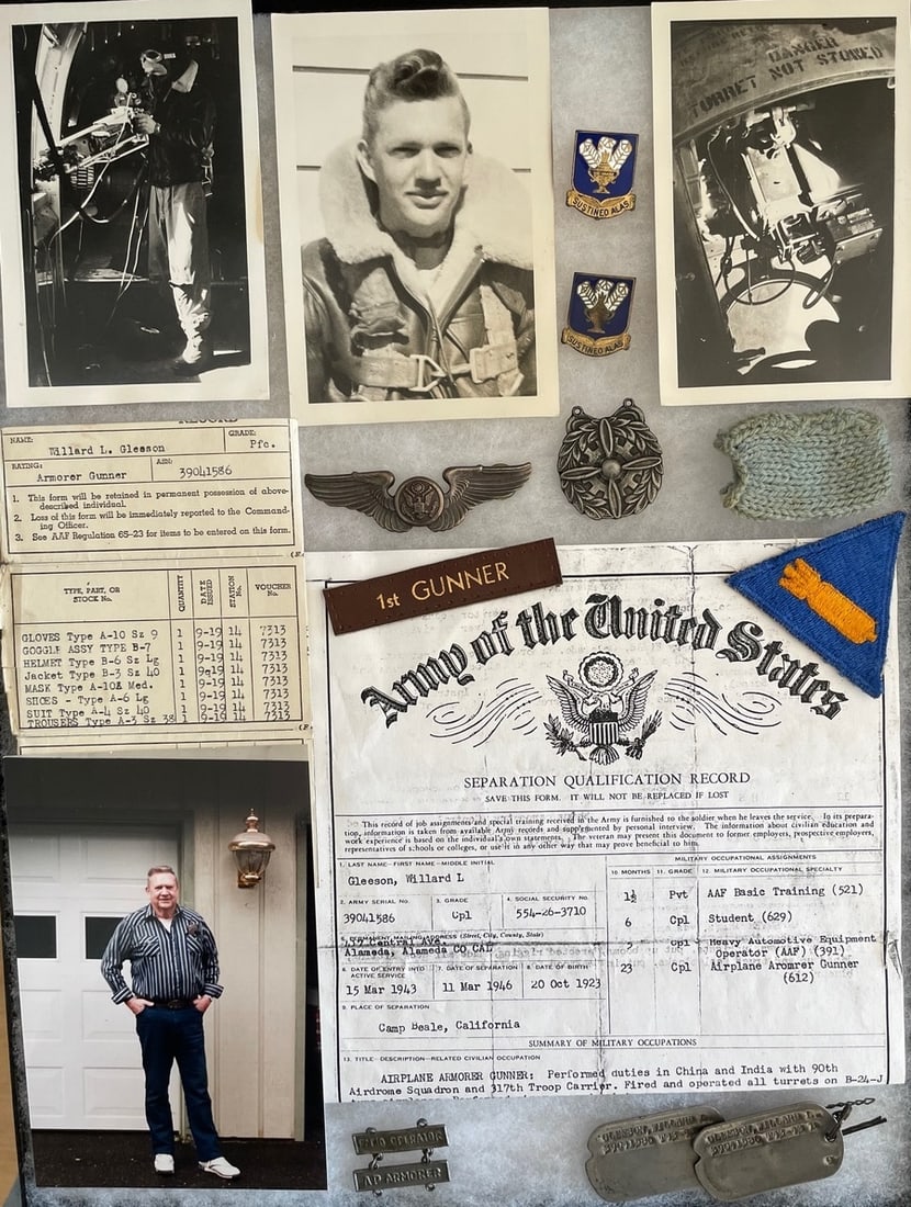 WWII AAF Airiel Gunner Grouping (1 of 9)