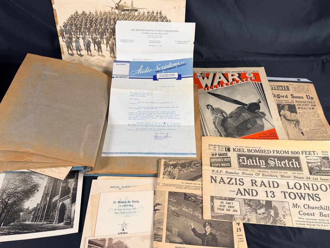 55th Fighter Group 354th Fighter Squadron Scrapbook and Photo Collection (1 of 5)