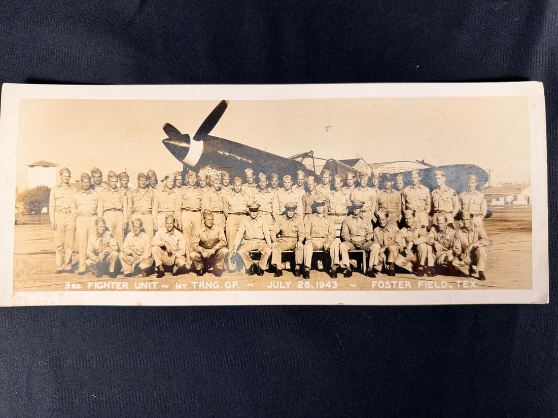 WWII P-40 Fighter Group Photo (1 of 1)