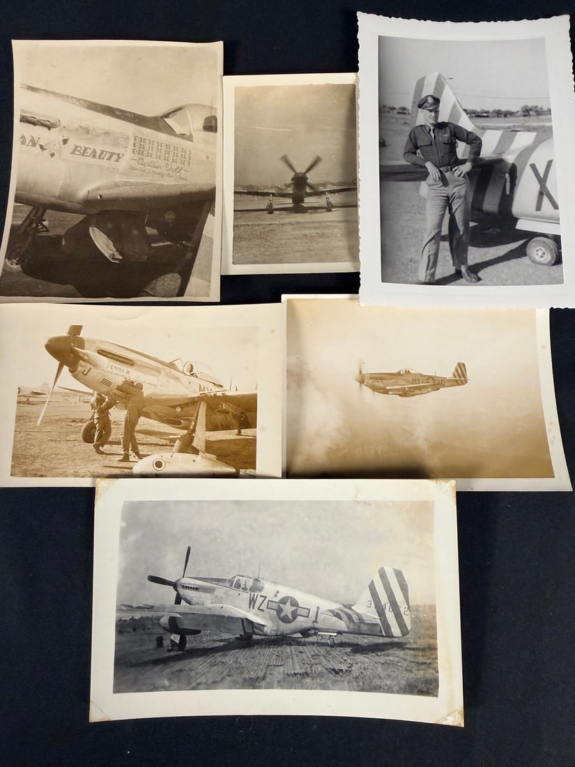 WWII 31st Fighter Group Captain John Voll Photo Lot (1 of 2)