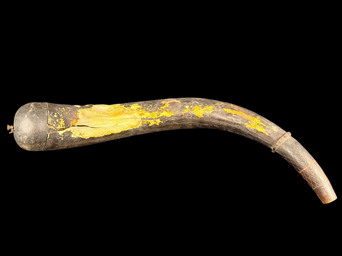 Early US Militia Powder Horn (1 of 3)