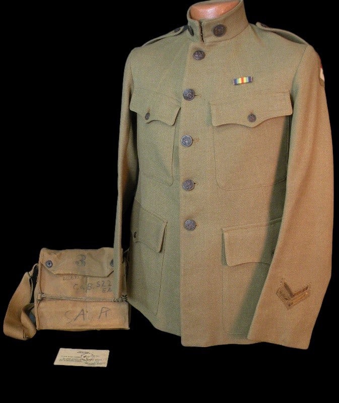 Rare 2nd Div. African American WWI Uniform Group (1 of 12)