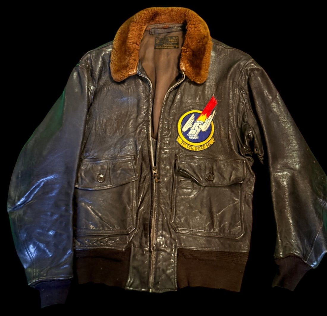 US Navy G-1 Jacket 71st Fighter Squadron Patch (1 of 4)