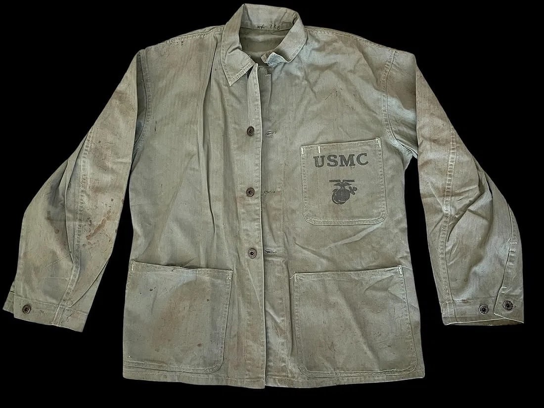 WWII USMC HBT P41 Utility Shirt (1 of 6)