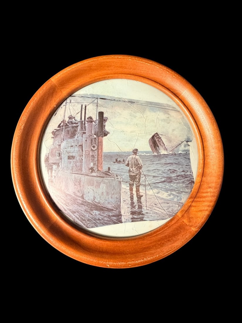 WWII U-Boat Clay Art Piece (1 of 2)